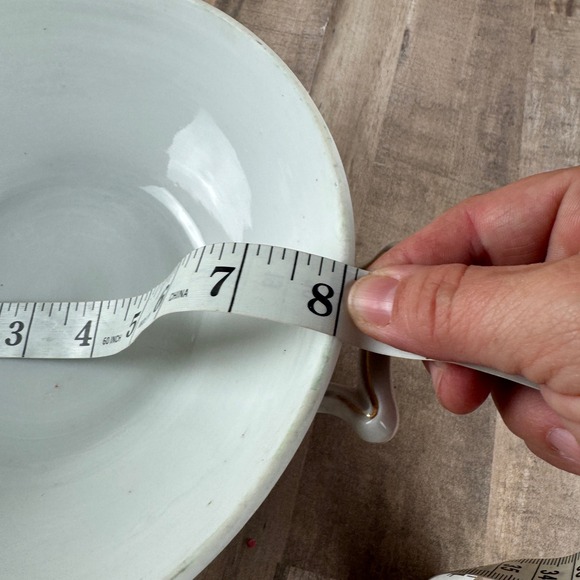 Antique O&EG Royal Austria Hand Painted Porcelain‎ Footed Bowl 8" - Picture 5 of 7